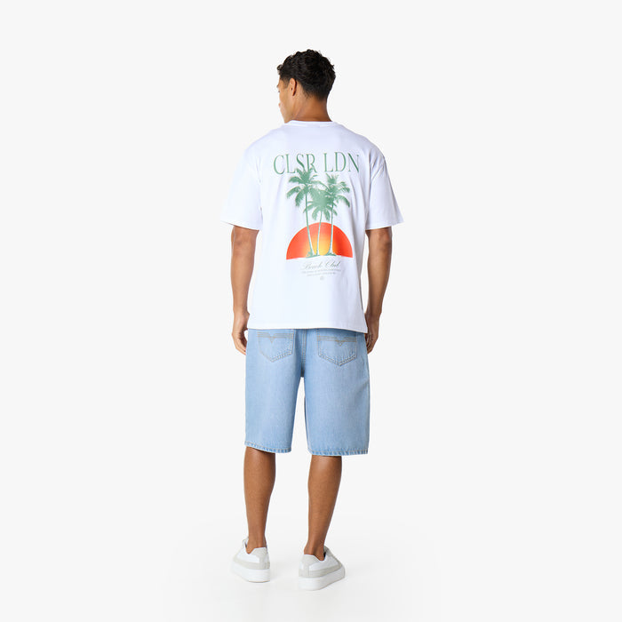 Beach Club T-Shirt  |  White