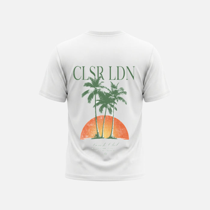 Beach Club T-Shirt  |  White