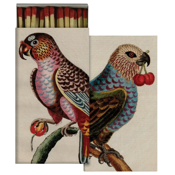 birds with berries : match box