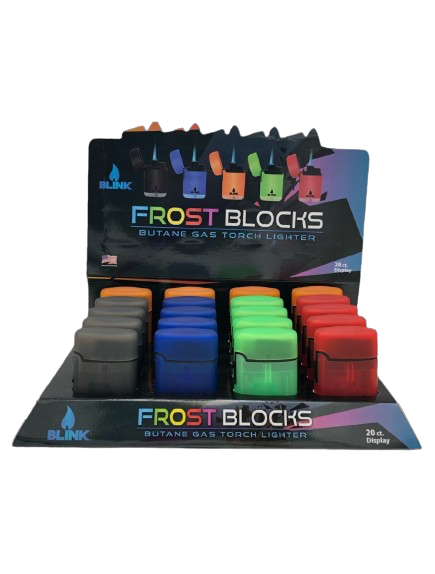 BLINK BLOCKS GAS TORCH LIGHTER 20CT