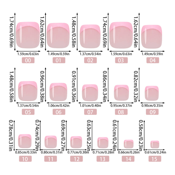 Blush Tips | Toenail | EASY PRESS™