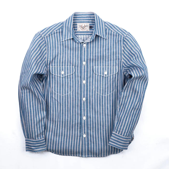 Bodie Shirt | Selvedge Stripe | Freenote Cloth