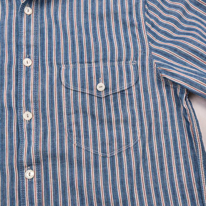 Bodie Shirt | Selvedge Stripe | Freenote Cloth