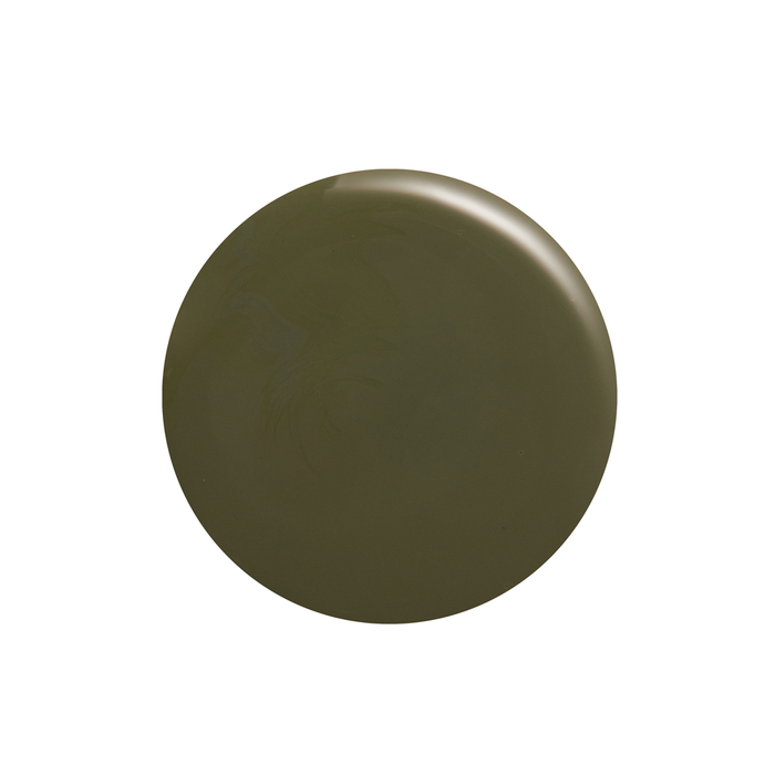 Bon Voyage dark olive green nail polish color swatch