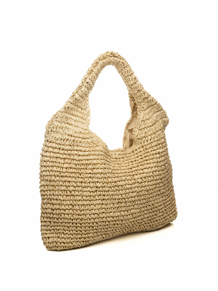 HATYOU borsa a spalla carta naturale BP0353 CARTA-NATURALE
