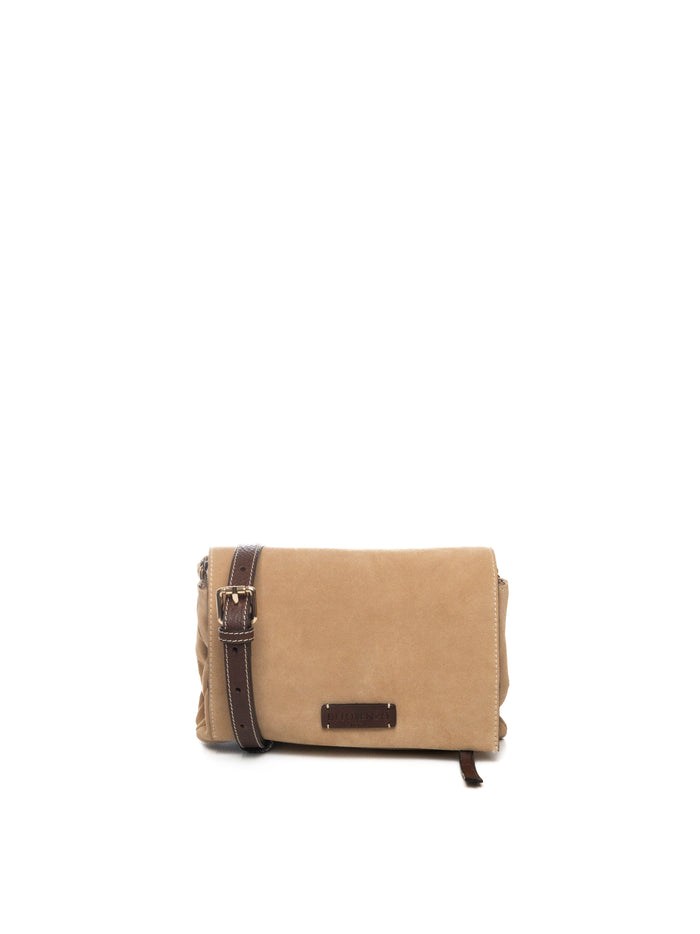 DI LORENZO borsa a spalla madonna beige MADONNA CAMOSCIO-DESERTO