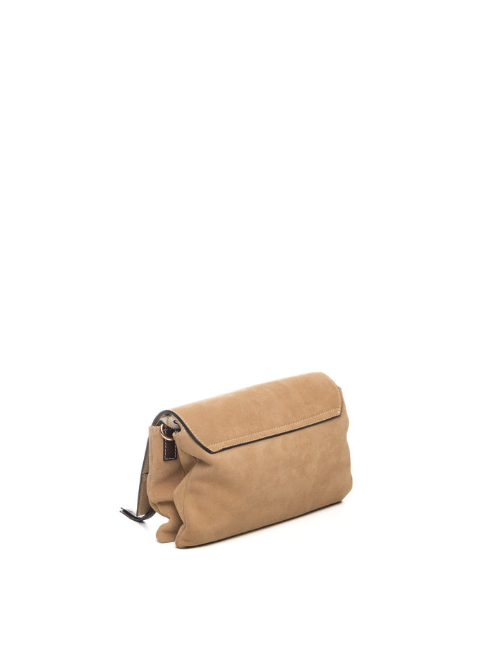 DI LORENZO borsa a spalla madonna beige MADONNA CAMOSCIO-DESERTO