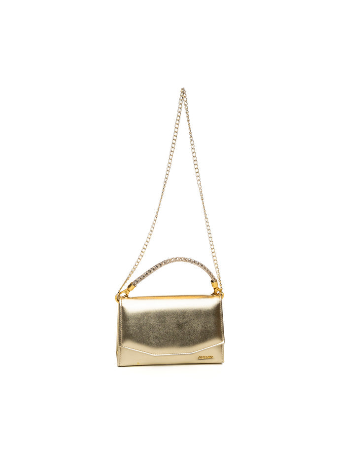 ALBANO borsa mini metal platino A1028 METAL-PLATINO