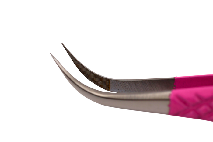J Curve Lash Extension Fiber Tip Tweezer