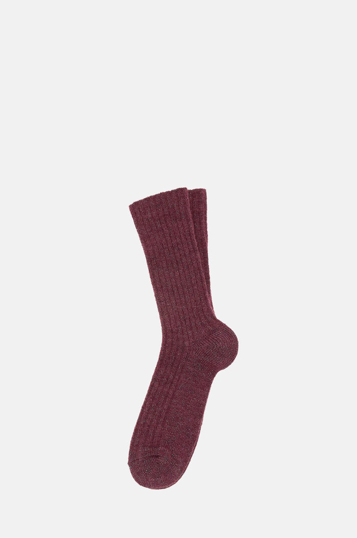 Bellerose Boti Socks Burgundy.