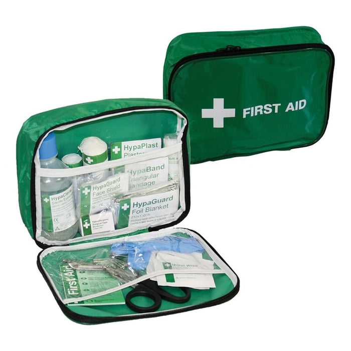 British Standard Compliant Travel First Aid Kit In Nylon Case