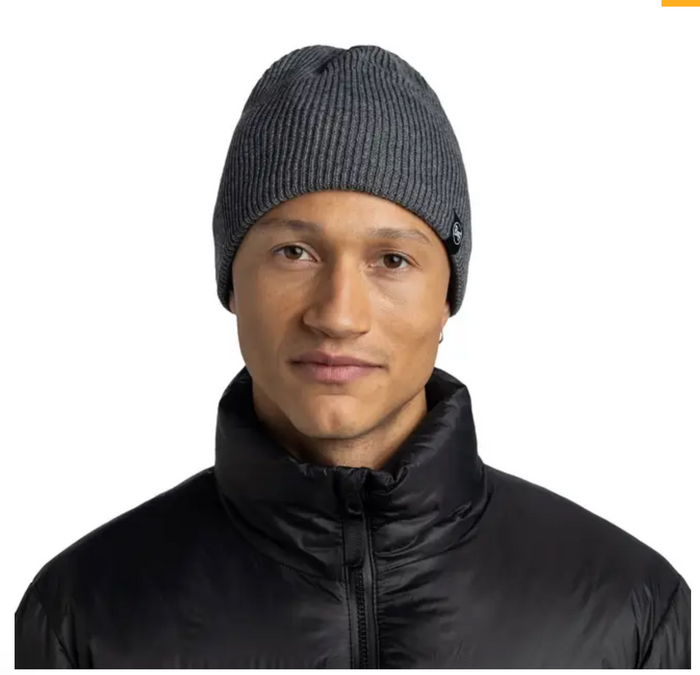 BUFF Knitted & Fleece Hat Renvi Grey Heather