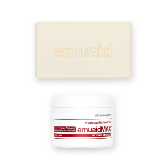 emuaid max first aid ointment and soap bar