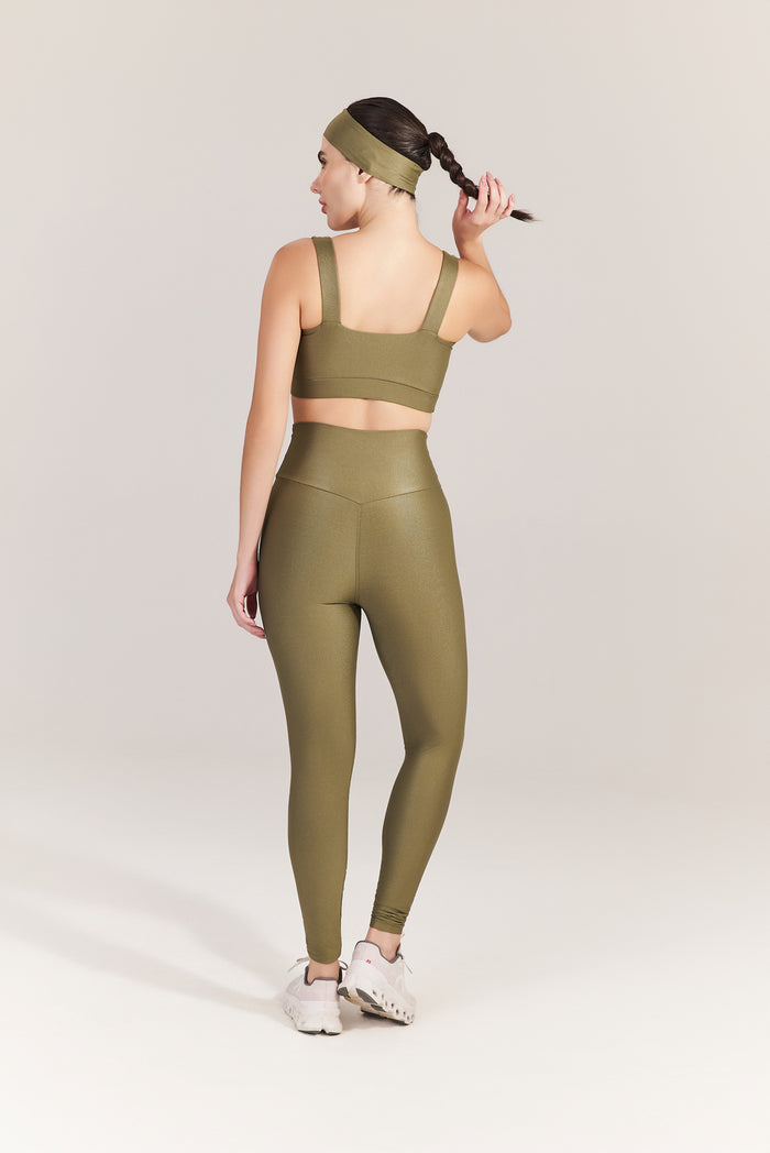 Calça Legging New Thay Verde Folha