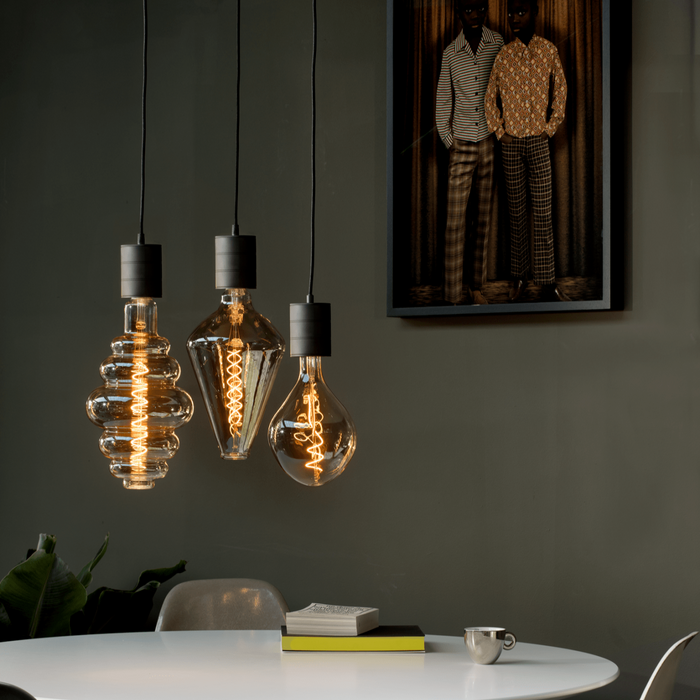Calex Hanging Lamp Round - 3x E27 - 40cm - Black