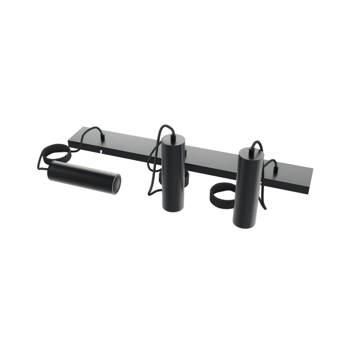 Calex Pendel 3 Lights - GU10 - Black