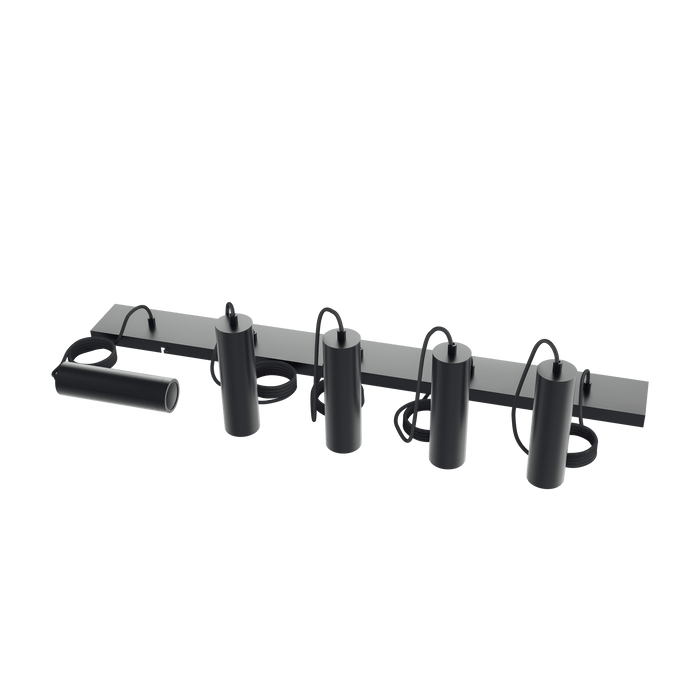 Calex Pendel 5 Lights - GU10 - Black