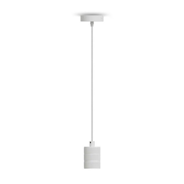 Calex Retro Pendant - E27 - 150cm - White
