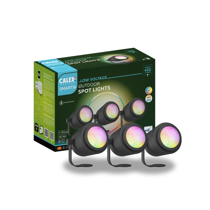 Calex Smart Ground Spots 24v - 3 Pack - RGB + CCT