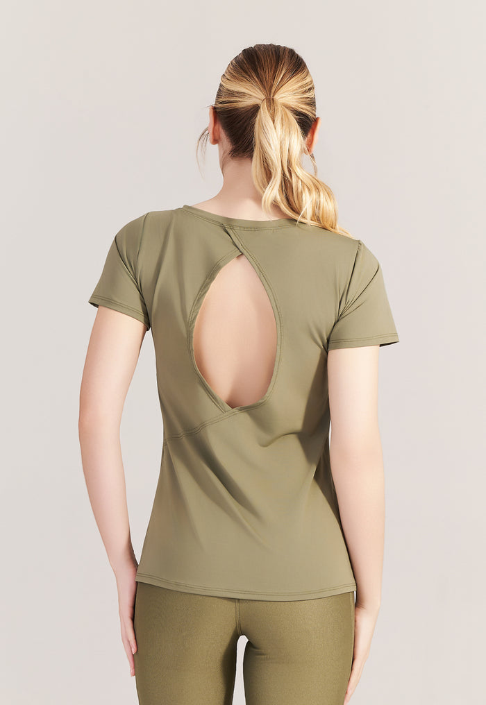 Camiseta Feminina Sun Verde Folha