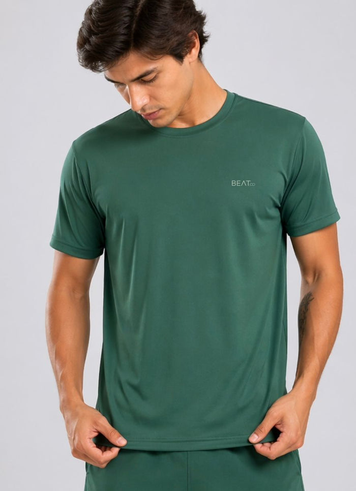 Camiseta Masculina Sun Verde Escuro