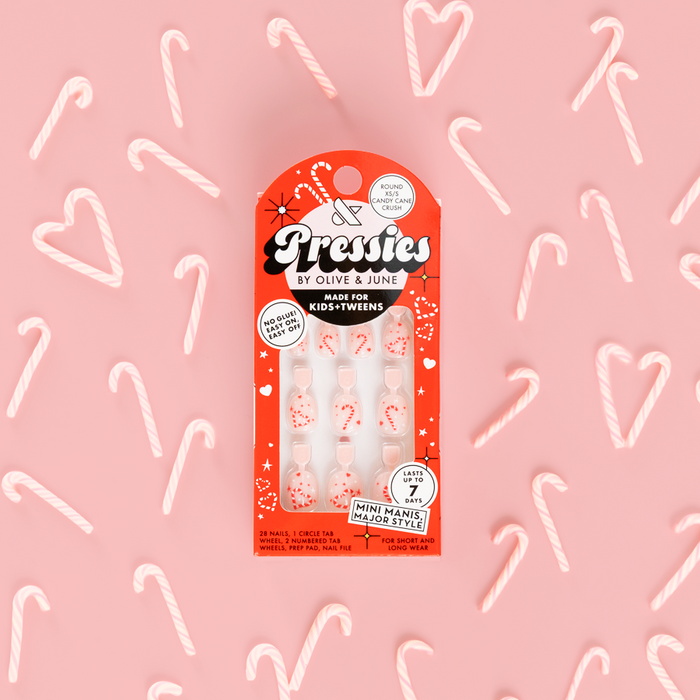 Candy Cane Crush - Pressies | Extra Short Short | Round