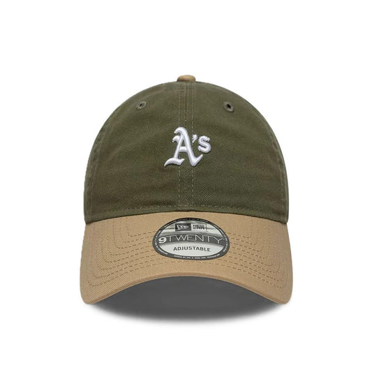 NEW ERA cappello oakland athletics washed verde/stone 60856377 MINI WASCH-GRE/STO
