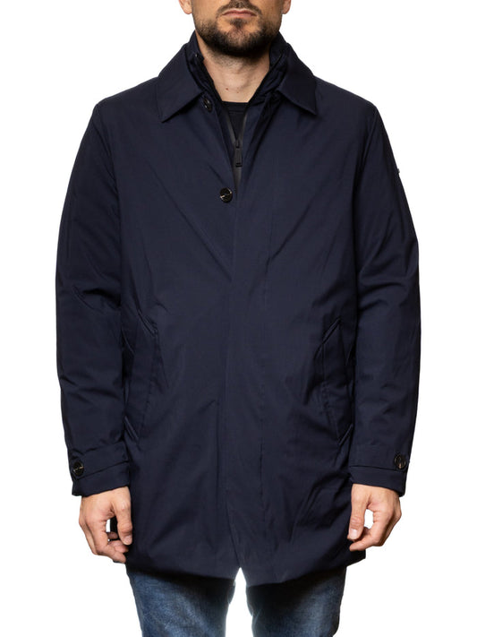 MORE cappotto tessuto blu M2075 TESS-BLU