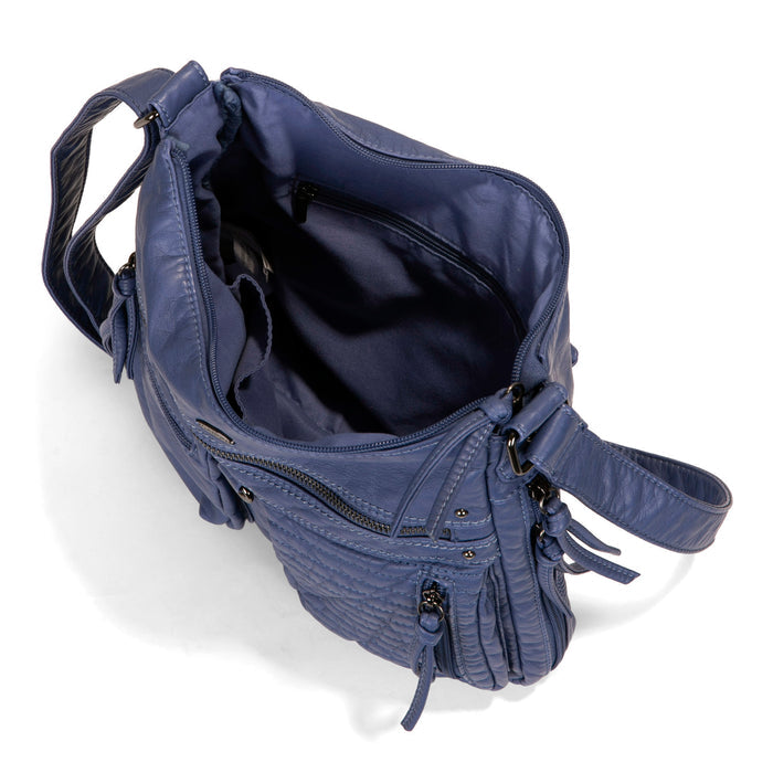 Medium Quilted Expandable Crossbody with Front Pockets - Bentley