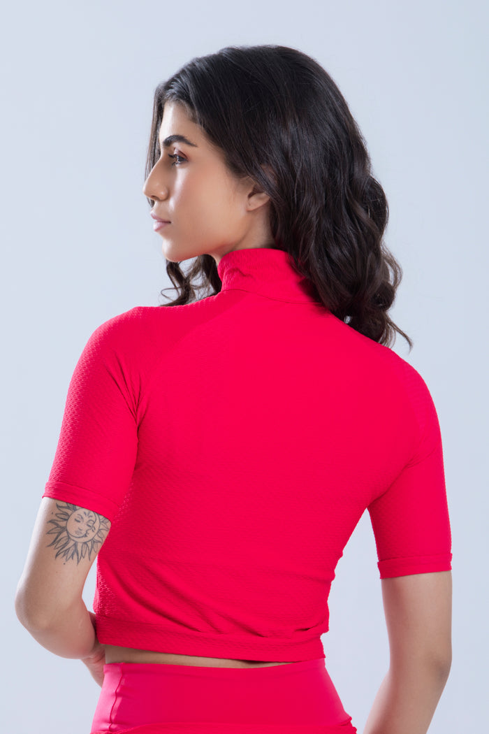 Casaco Cropped Summer Grain