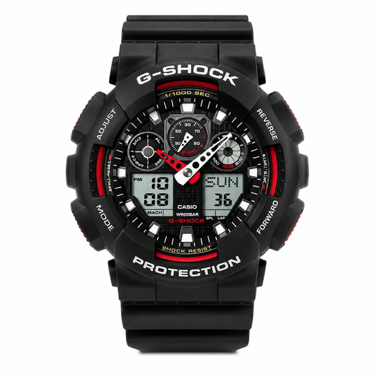 Casio G-SHOCK GA-100 Black & Red