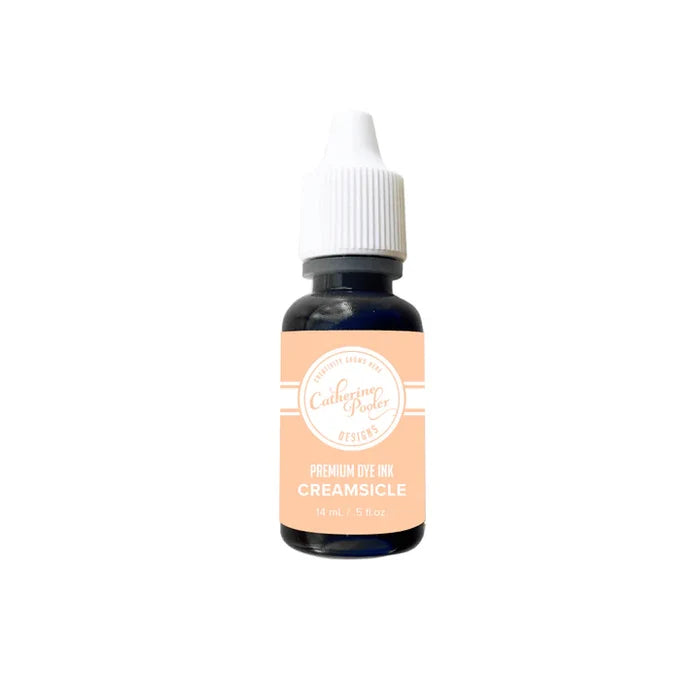 Catherine Pooler - Sweetest Ink Hop - Reinker - Select from Drop Down. When an orange pop get's swirled with milk you get a Creamsicle! Lemon Sorbet, is soft and buttery. Frosted is a sweet and soft shade of blue-violet. Available at Embellish Away located in Bowmanville Ontario Canada.