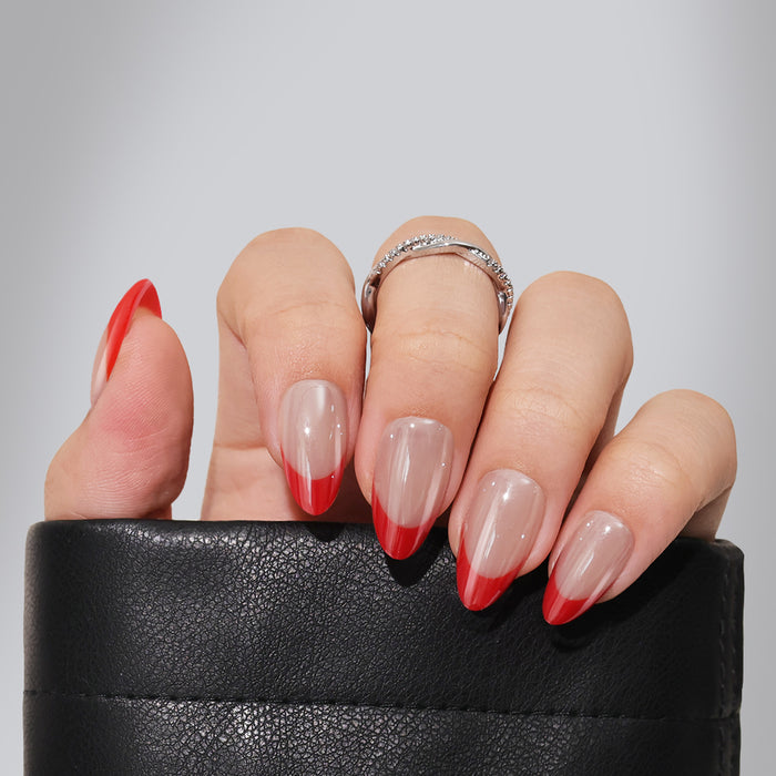 Cherry Edge | Short Almond | SALON PRESS | INLAY TECHNOLOGY™