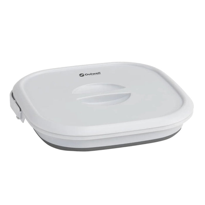 Collaps Bucket Square w/ Lid - Grey Mist