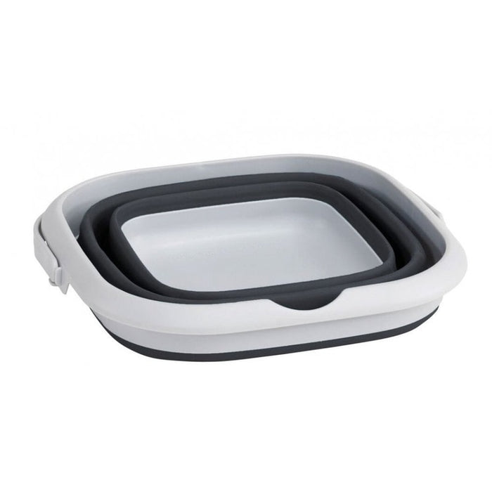 Collaps Bucket Square w/lid - Navy Night