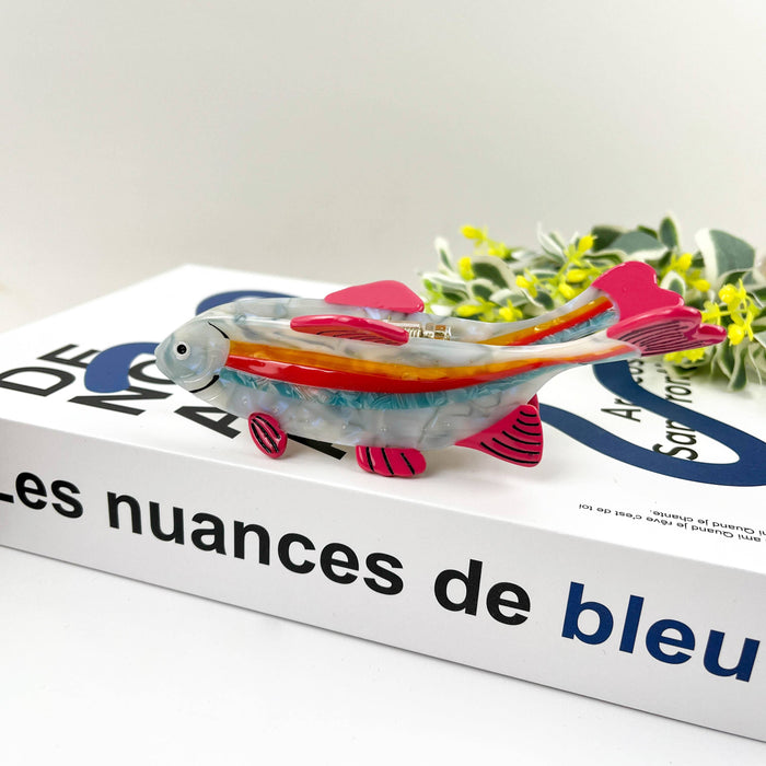 Colorful Fish Hair Clip, Acetate Claw Clip