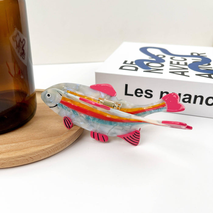 Colorful Fish Hair Clip, Acetate Claw Clip