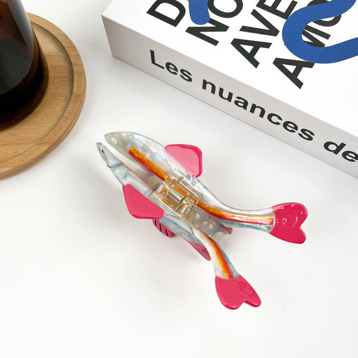 Colorful Fish Hair Clip, Acetate Claw Clip