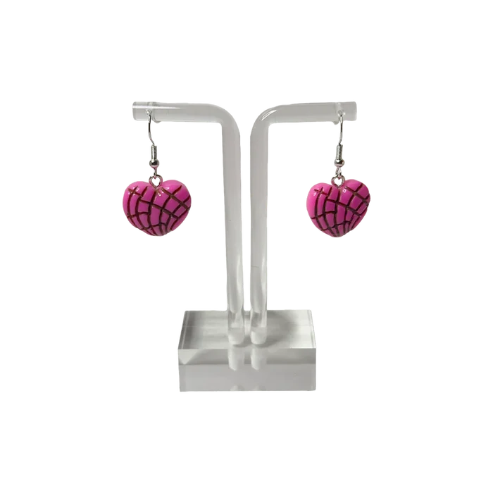Concha Heart Hook Earrings
