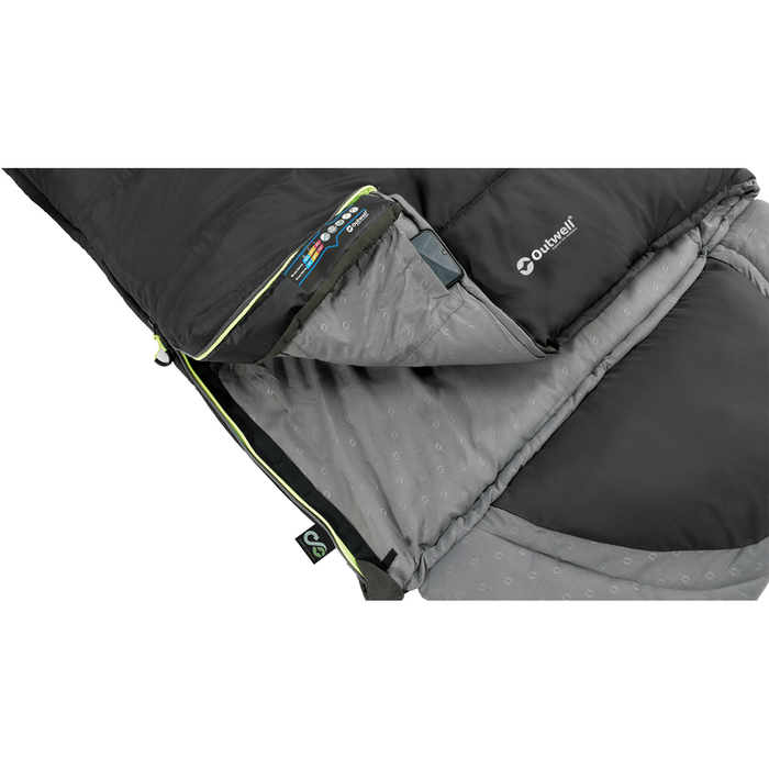Contour Sleeping Bag (LH) - Midnight Black