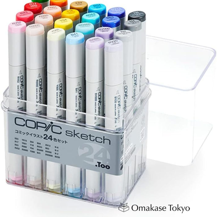 Copic Sketch 24-Color Set