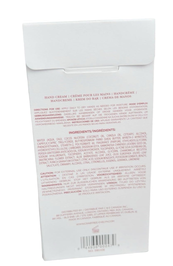 Crabtree & Evelyn Evelyn Rose Hand Therapy 3.5 oz