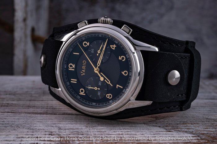 vario empire watch with crazy horse boal bund strap