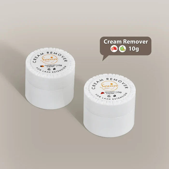 Eyelash Glue Cream Remover for Safe Full-Set Lash Removal | Strawberry & Cantaloupe Scent| Swaniya Lashes