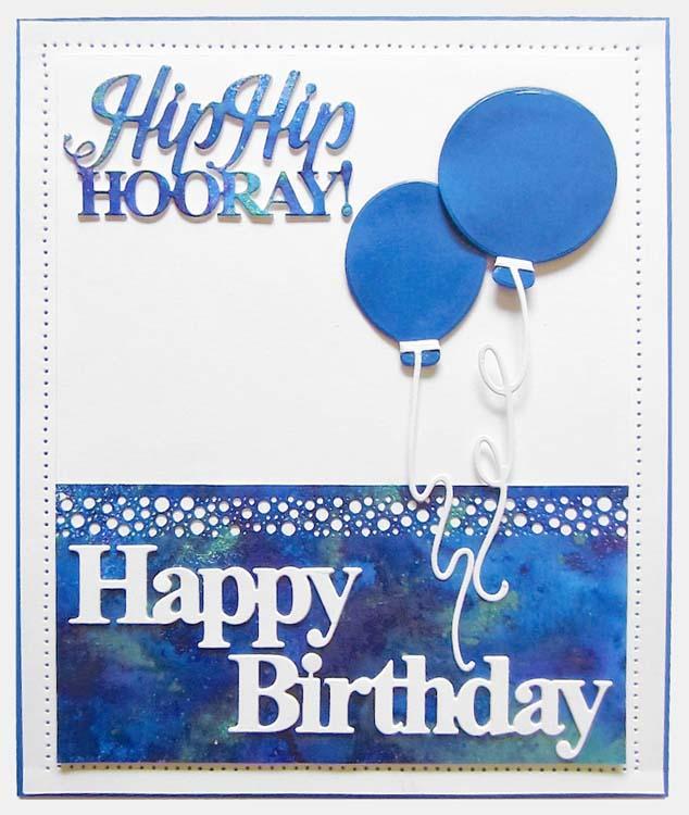 Creative Expressions - Dies by Sue Wilson - Celebrations Collection - Dotty Balloons. Includes 10 dies. Various sizes from 2.1 x 1.8 to 3.5 x 4.7 inches. Available at Embellish Away located in Bowmanville Ontario Canada. Example by brand ambassador.