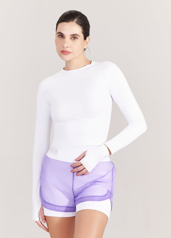 Cropped Colado Sport ML Branco