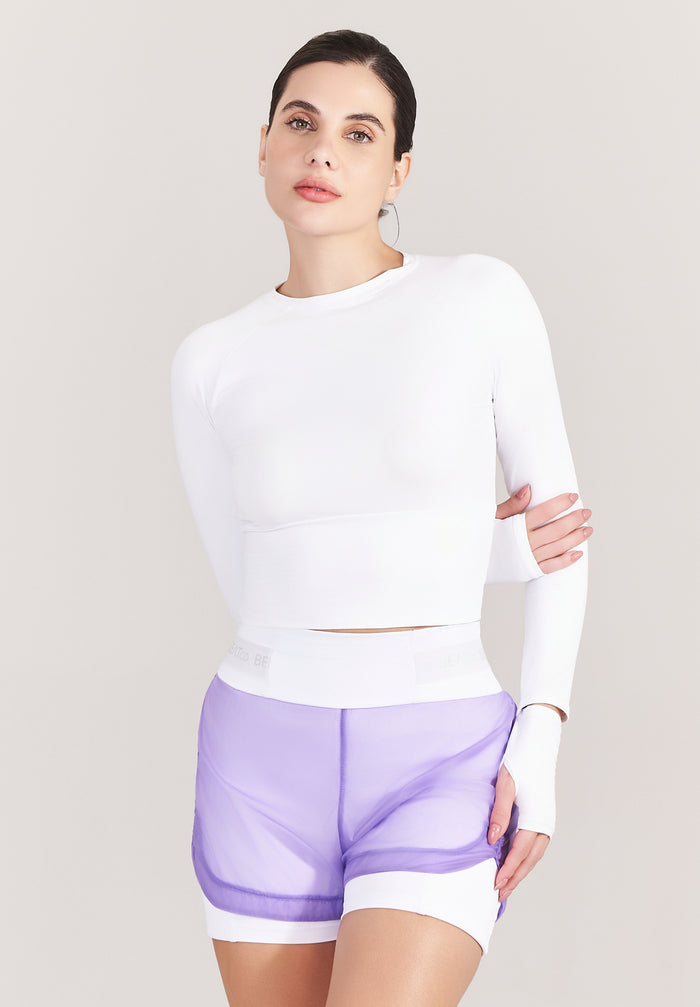 Cropped Colado Sport ML Branco