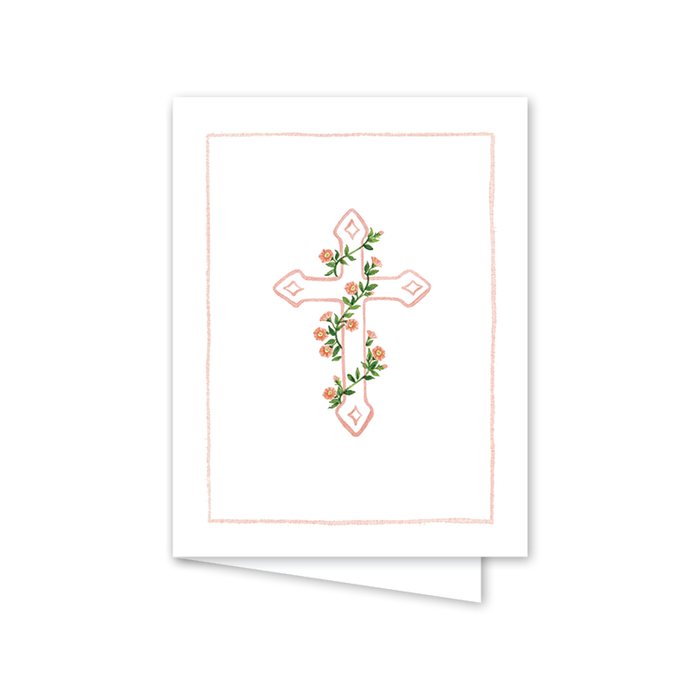 Cross in Peach