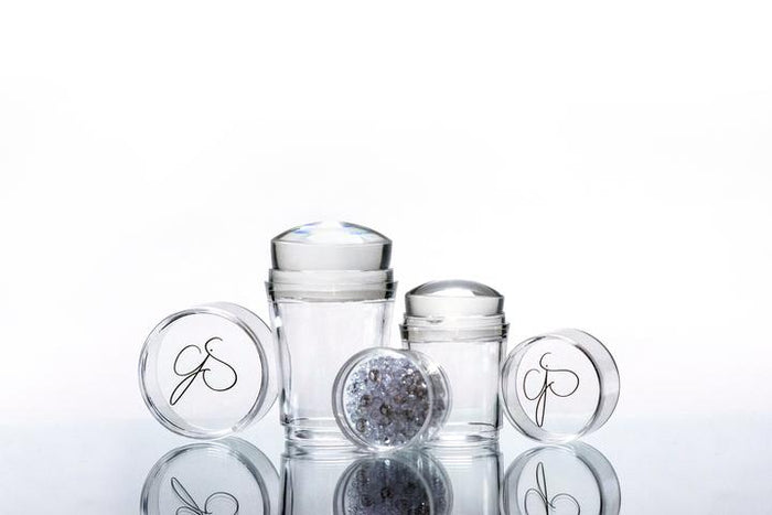Crystal Double Ended Stamper | Clear Jelly Stamper
