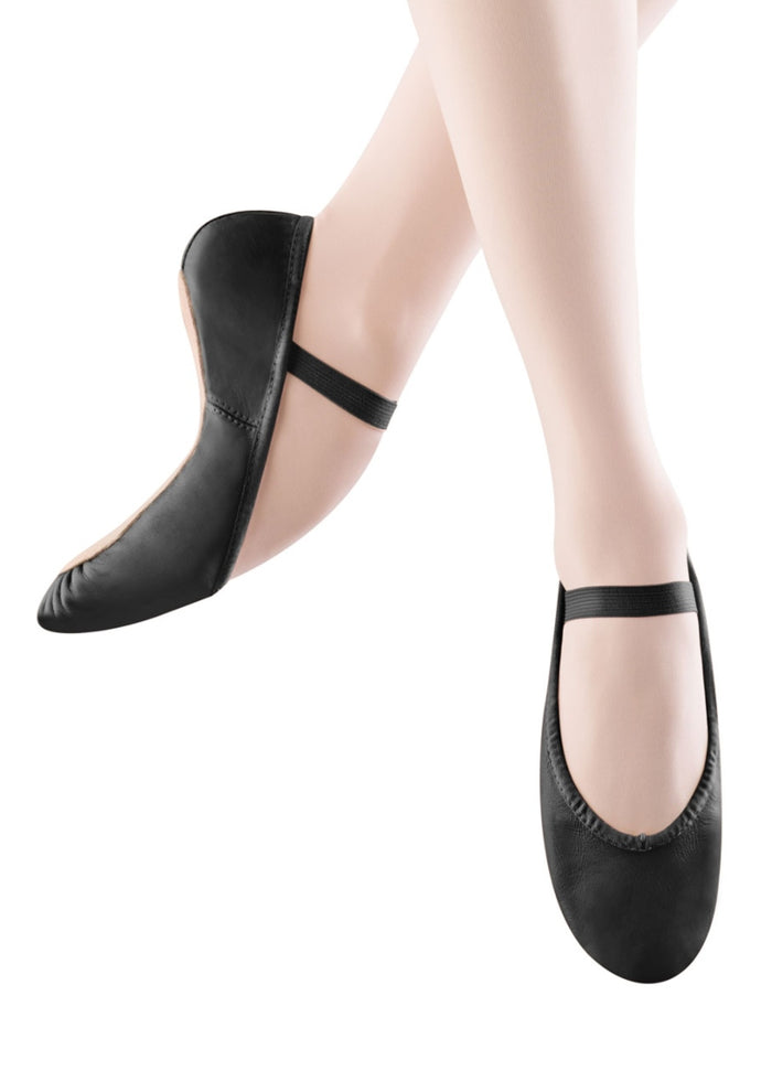 Dansoft Full Sole Leather Ballet Shoe (Black)